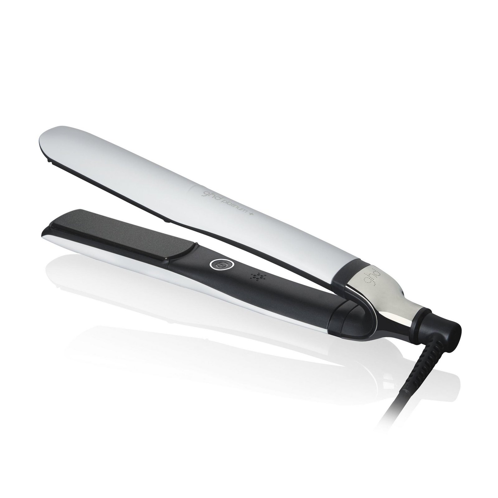 241-1 ghd Platinum+ (White) Hair Straightener - Image 1