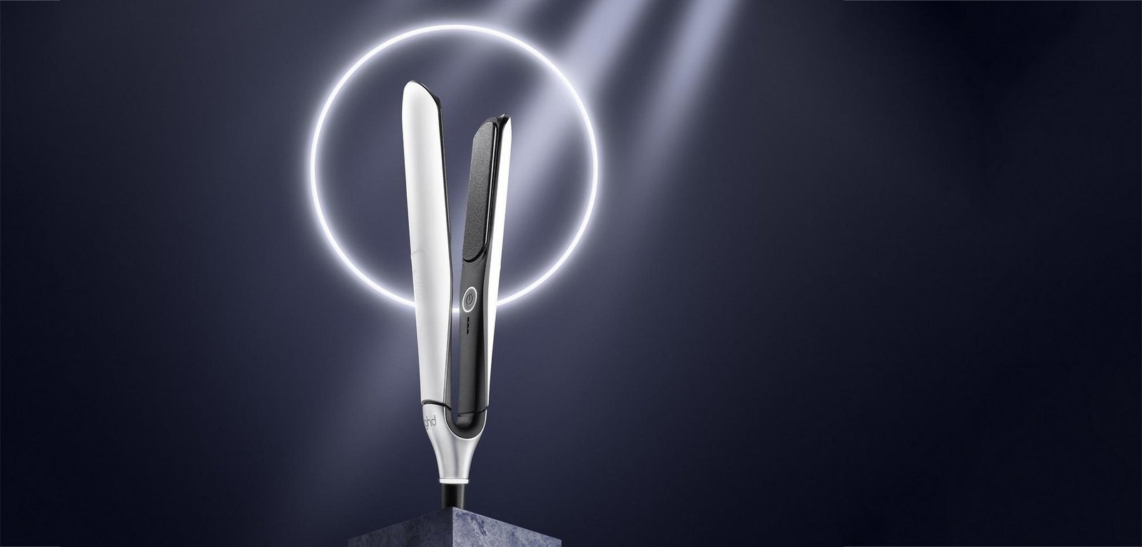 244-1 ghd Chronos (White) Hair Straightener - Image 1