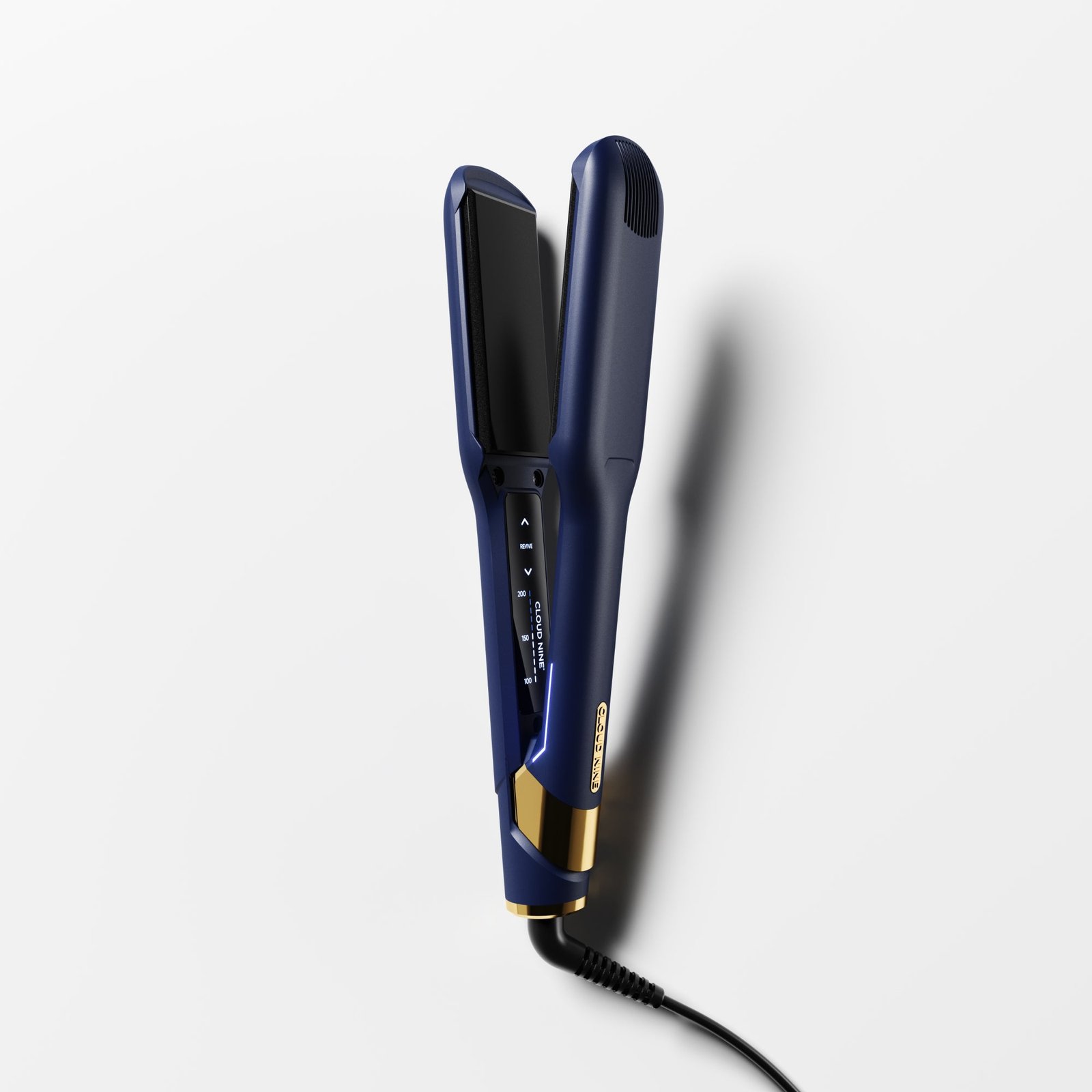 250-1 Cloud Nine Wide Iron (Blue) Hair Straightener - Image 1