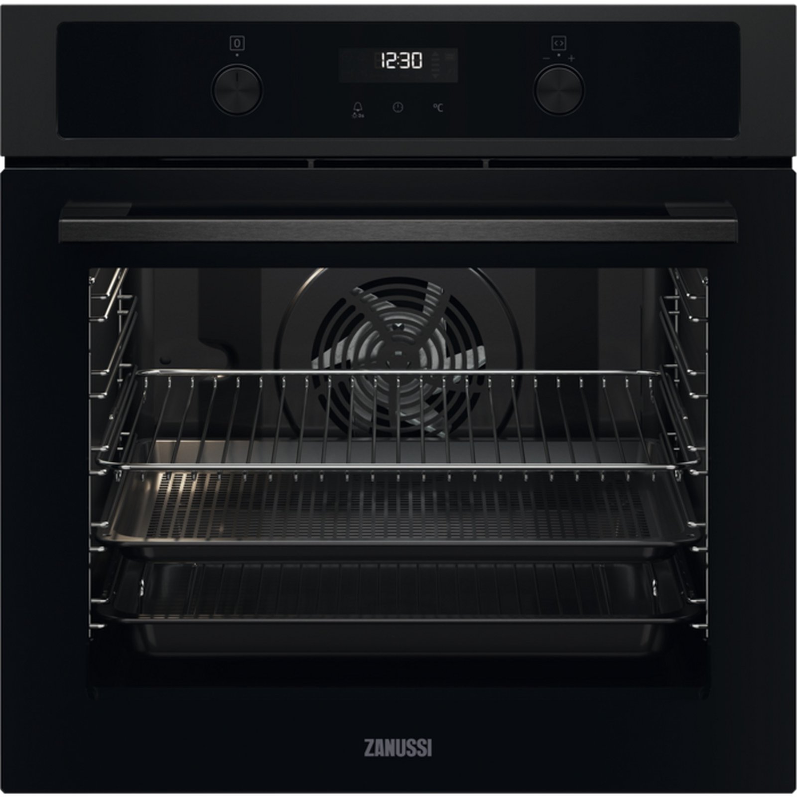 284-1 Zanussi ZOPNA7K1 Series 60 Built-In Single Oven (Black) - Image 1