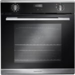 Rangemaster RMB6010BL/SS Built-In Single Oven (Black Glass / Stainless Steel)