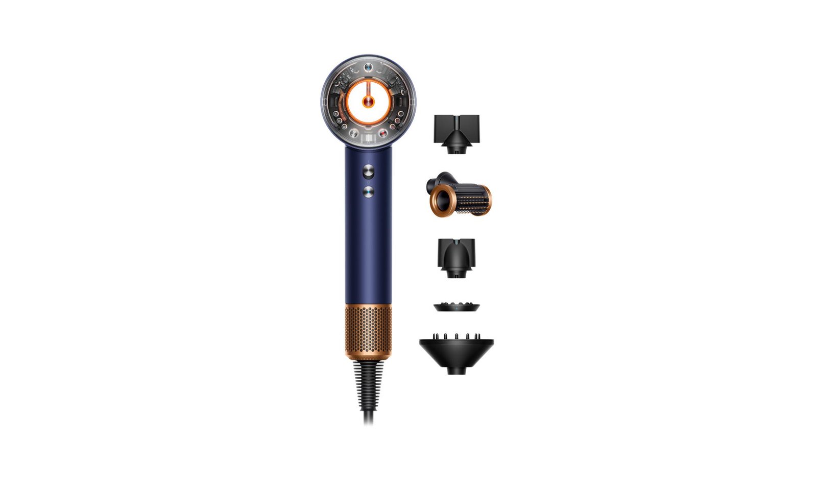 292-1 Dyson HD16 Nural (Prussian Blue/Bright Copper) Straight+Wavy Hair Dryer - Image 1
