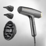 BaBylissPRO Falco (Grey/Gold) High-Speed Digital Hair Dryer - Image 2