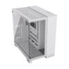 136-1 Corsair 6500X Mid-Tower ATX Dual Chamber PC Case - White