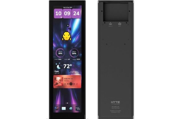 138-4 HYTE Y70 Touch Infinite Dual Chamber ATX Mid Tower Case with Integrated 2.5K LCD Touchscreen - Panda