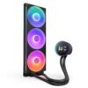 140-2 NZXT Kraken Elite 420 RGB - 420mm AIO CPU Cooler, LCD - Black