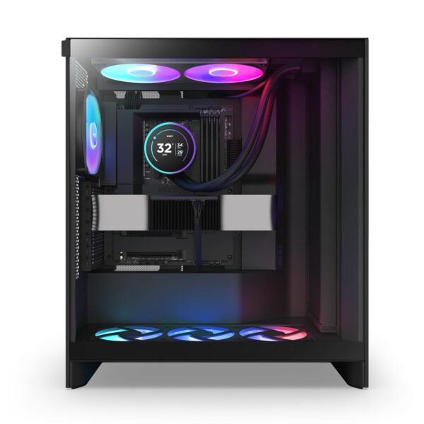 140-3 NZXT Kraken Elite 420 RGB - 420mm AIO CPU Cooler, LCD - Black
