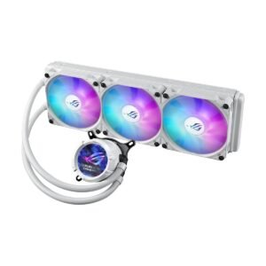 ASUS ROG Strix LC III ARGB LCD 360mm AMD/Intel Liquid CPU Cooler - White