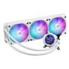 145-2 ASUS ROG Strix LC III ARGB LCD 360mm AMD/Intel Liquid CPU Cooler - White