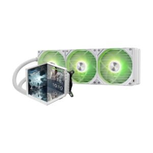 TRYX STAGE AIO Cooler 360mm 4'' Dual-Screen - White
