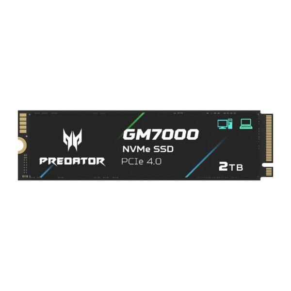 215-2 Acer Predator GM7000 2TB SSD, M.2 2280 PCIe Gen4 NVMe with DRAM Cache