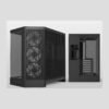 NZXT H6 RGB+ Compact Dual-Chamber ATX PC Case - Black