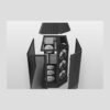 NZXT H6 RGB+ Compact Dual-Chamber ATX PC Case - Black