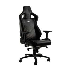 255-1 noblechairs EPIC Gaming Chair (PU Faux Leather) — Black/Gold