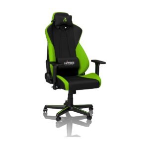 268-1 Nitro Concepts S300 Gaming Chair (Fabric) — Atomic Green
