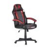 BraZen Salute Gaming Chair (PU Leather) — Red/Black
