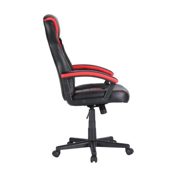 BraZen Salute Gaming Chair (PU Leather) — Red/Black