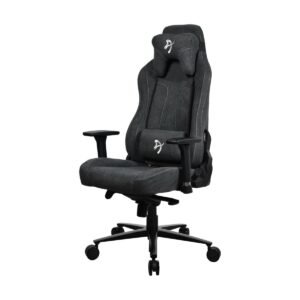 287-1 Arozzi Vernazza Gaming Chair (Soft Fabric) — Dark Grey