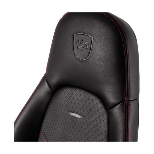 291-3 noblechairs ICON Gaming Chair (PU Faux Leather) — Black/Red