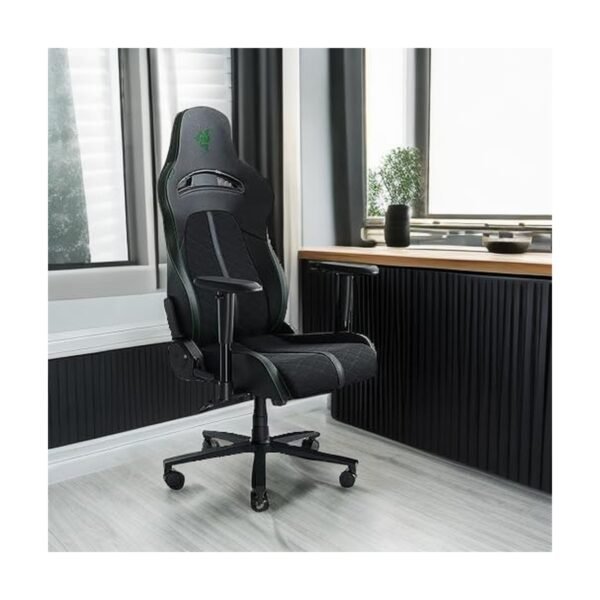 359-3 Razer Enki X Essential Gaming Chair (Dual-Textured Synthetic Leather) — Black