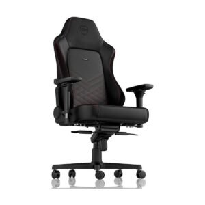 376-1 noblechairs HERO Gaming Chair (PU Faux Leather) — Black/Red
