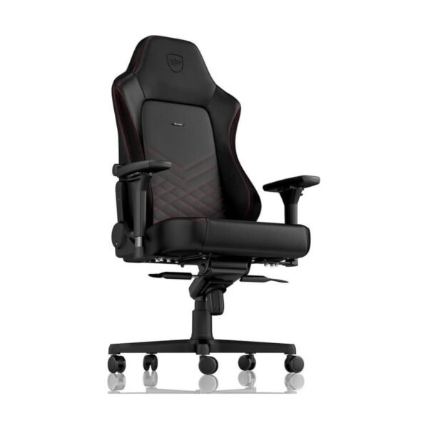 noblechairs HERO Gaming Chair (PU Faux Leather) — Black/Red