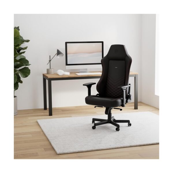 noblechairs HERO Gaming Chair (PU Faux Leather) — Black/Red