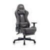 383-1 S*MAX Gaming Chair with Footrest and Thickened Seat (Breathable Fabric) — Grey
