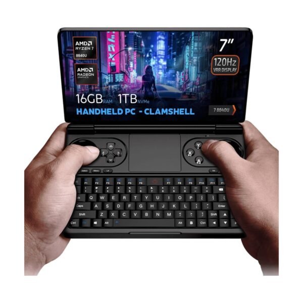 GPD WIN Mini 2025 Handheld Gaming PC (Ryzen 7 8840U, 16GB/1TB, 7-inch 120Hz)