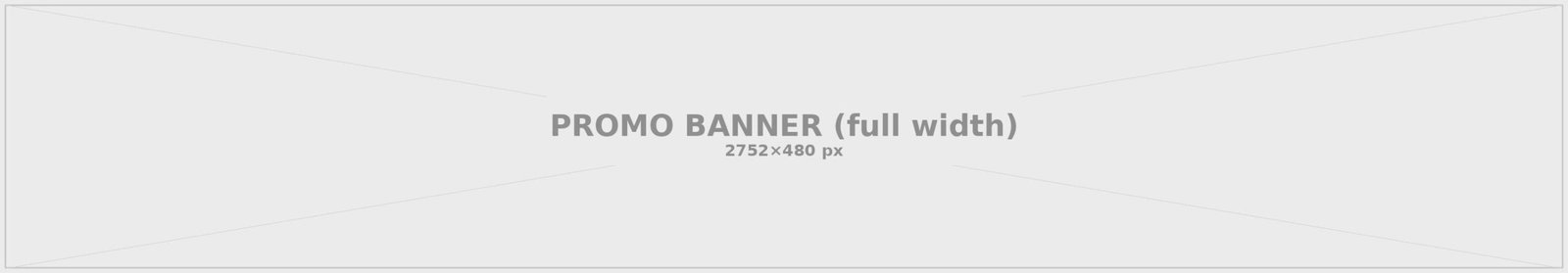 Promo banner placeholder